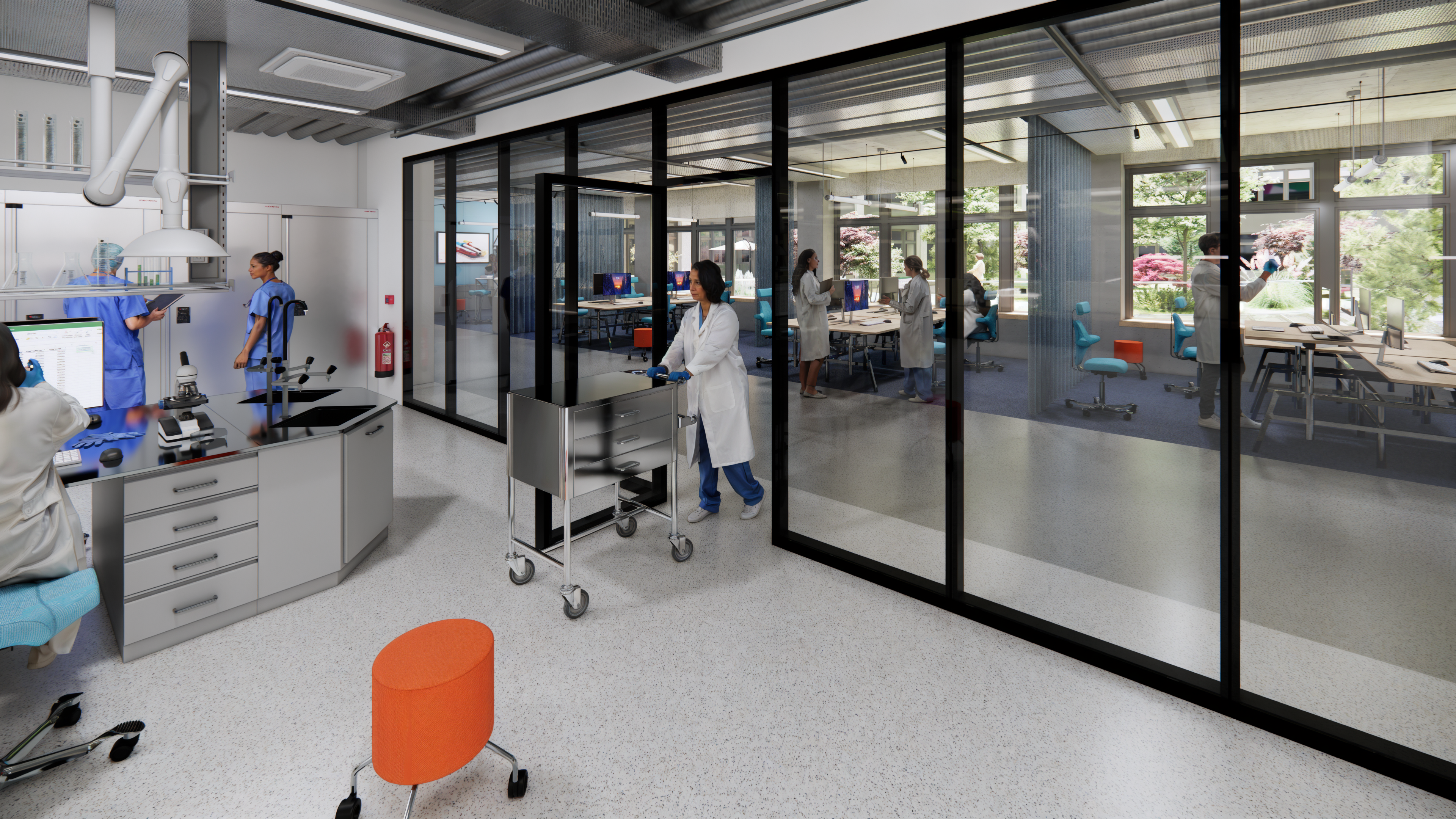 Labor-Rendering für das Stadtkontor am Besenbinderhof